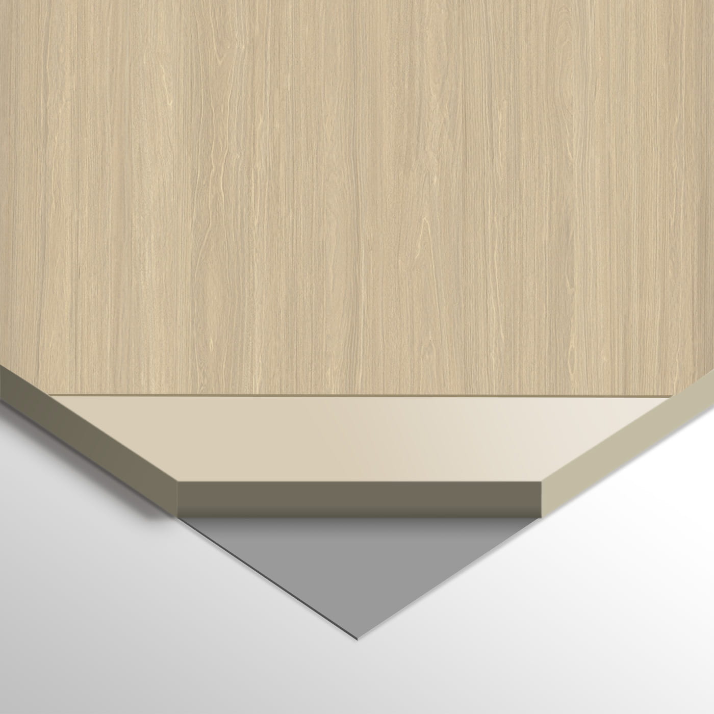 WPC Płyta Węglowa Light Wood Matowa 280x110 cm - obrazek 3