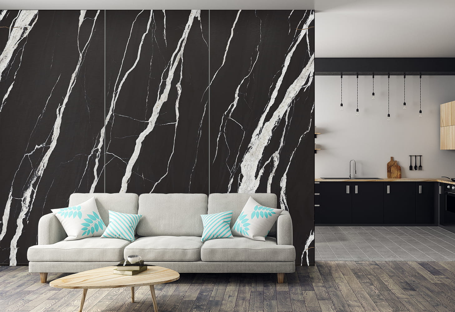 SPC Płyta Węglowa Nero Polerowana 280x112x0,5 cm