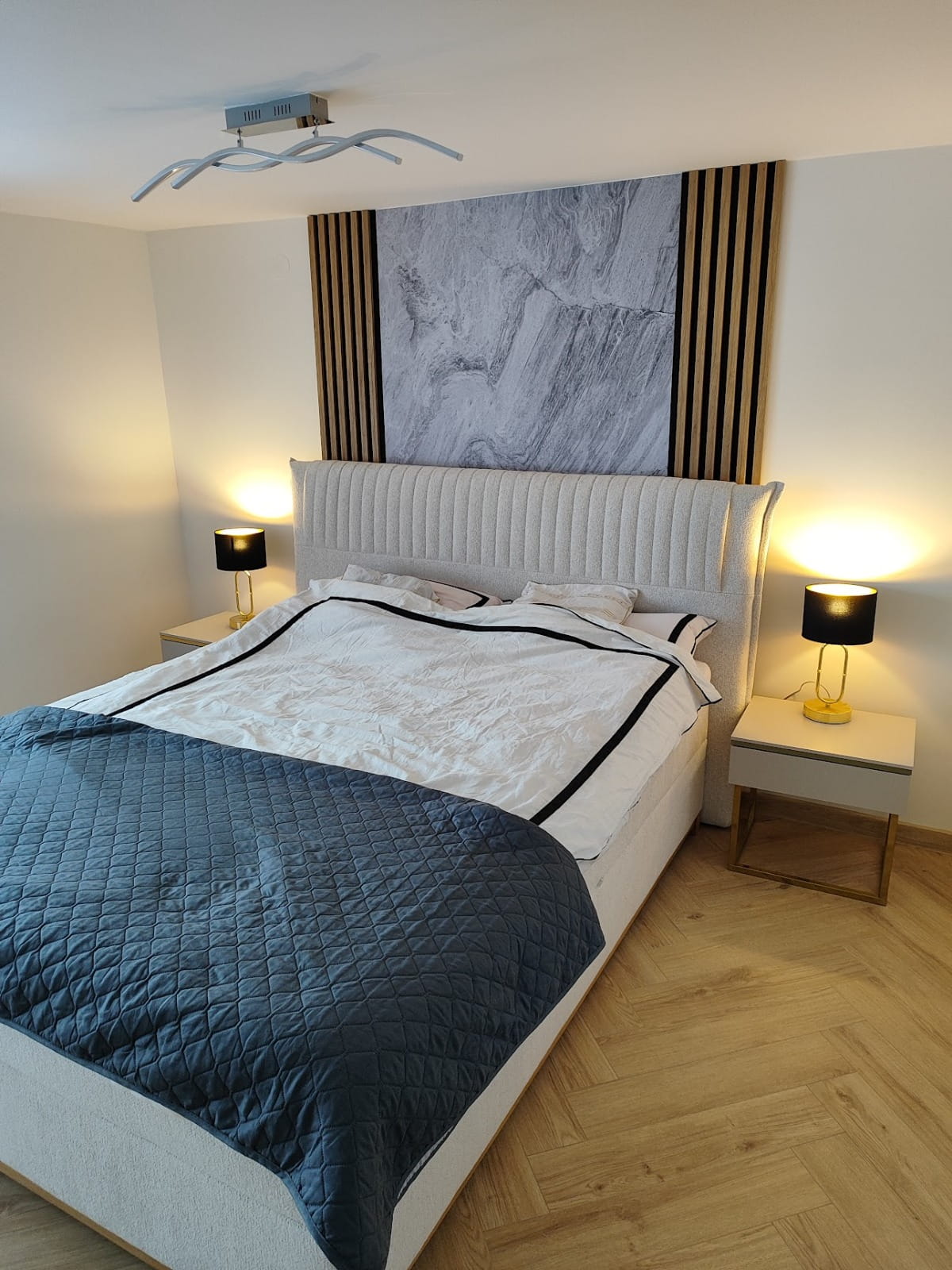 WPC Płyta Węglowa Grey Wave Błyszcząca 280x112 cm - obrazek 5